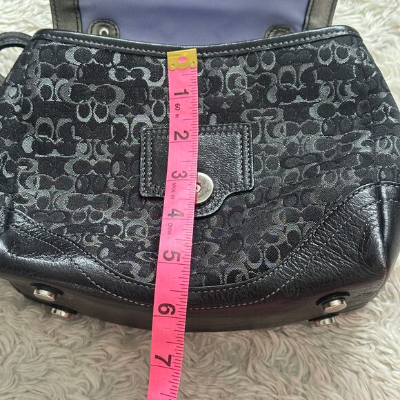 Coach Limited Edition Madison Evening Black Metallic Lurex Vintage Mini Bag - Picture 14 of 14